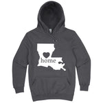  "Louisiana Home State Pride" hoodie, 3XL, Storm
