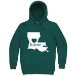  "Louisiana Home State Pride" hoodie, 3XL, Teal
