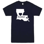  "Louisiana Home State Pride" men's t-shirt Navy-Blue