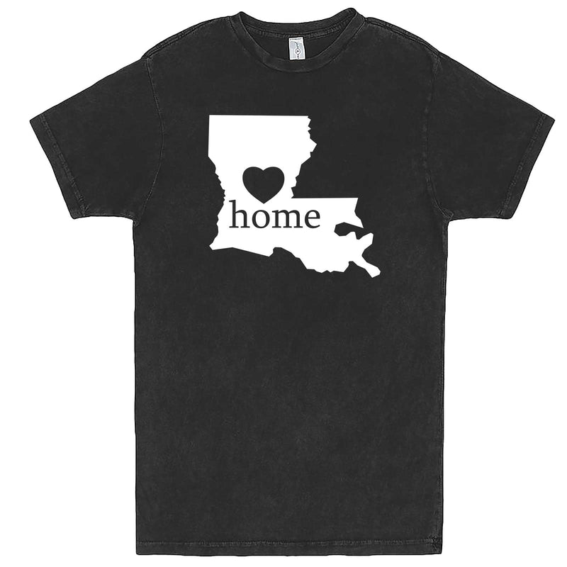  "Louisiana Home State Pride" men's t-shirt Vintage Black