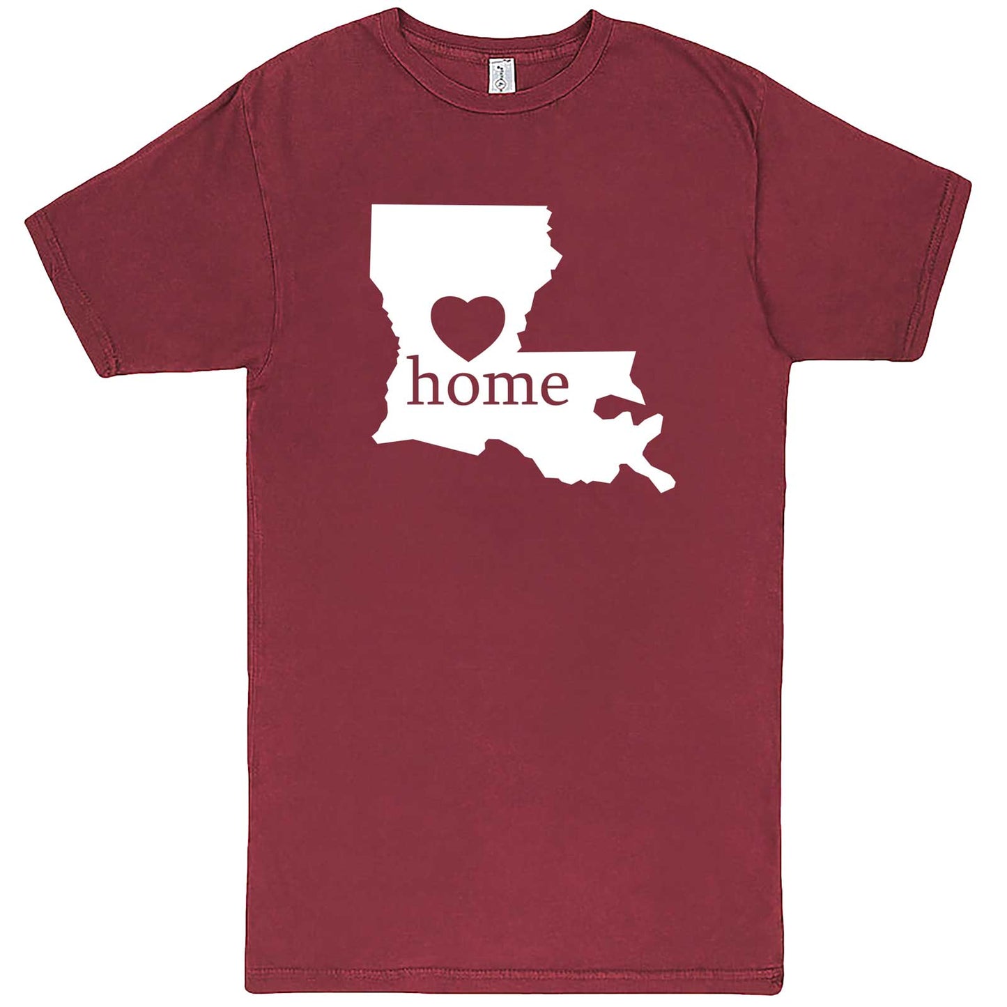  "Louisiana Home State Pride" men's t-shirt Vintage Brick