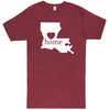  "Louisiana Home State Pride" men's t-shirt Vintage Brick