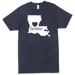  "Louisiana Home State Pride" men's t-shirt Vintage Denim