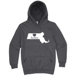  "Massachusetts Home State Pride" hoodie, 3XL, Storm