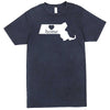  "Massachusetts Home State Pride" men's t-shirt Vintage Denim