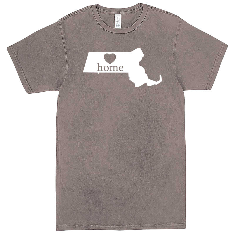  "Massachusetts Home State Pride" men's t-shirt Vintage Zinc