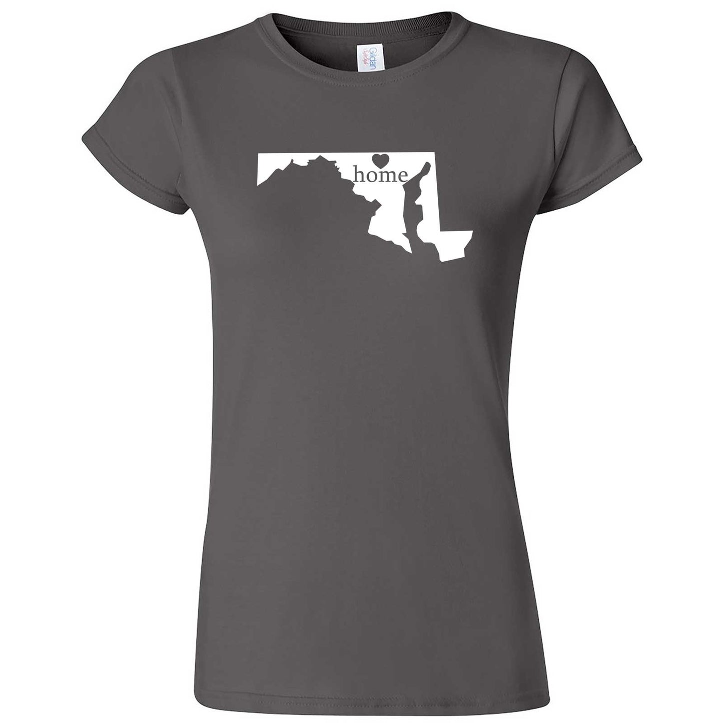  "Maryland Home State Pride" women's t-shirt Charcoal