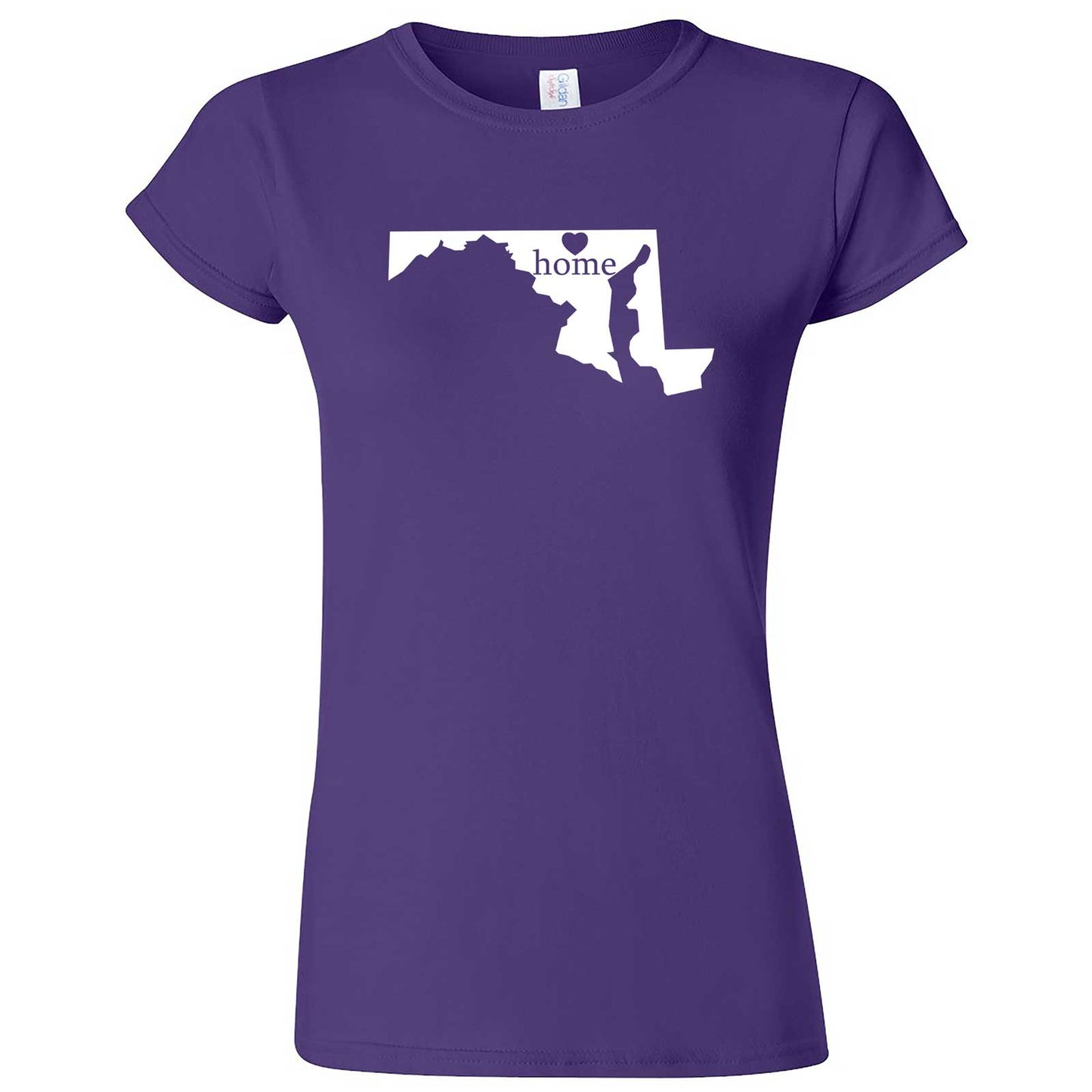  "Maryland Home State Pride" women's t-shirt Purple