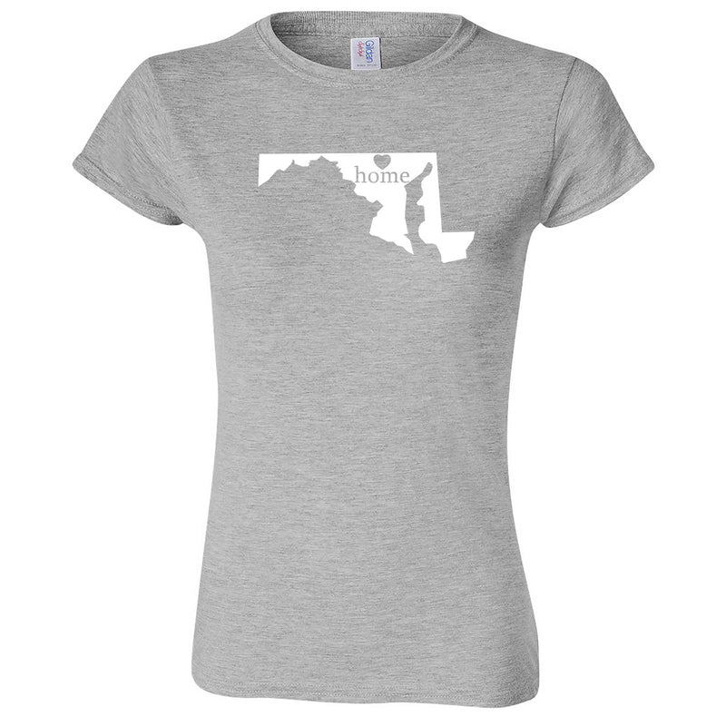  "Maryland Home State Pride" women's t-shirt Sport Grey