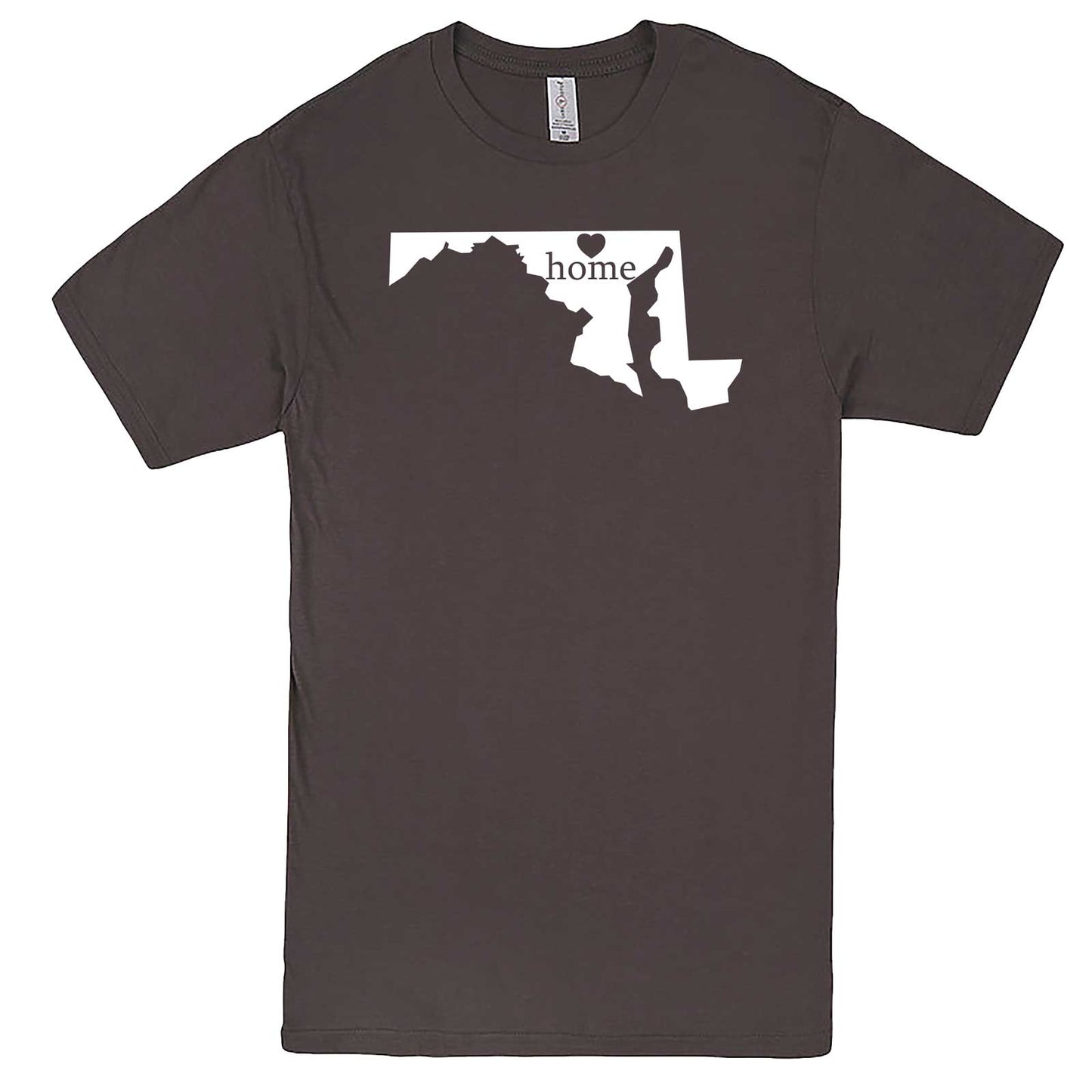  "Maryland Home State Pride" men's t-shirt Charcoal