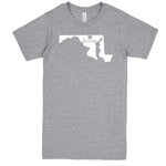  "Maryland Home State Pride" men's t-shirt Heather-Grey