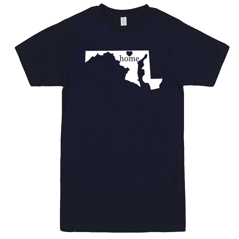  "Maryland Home State Pride" men's t-shirt Navy-Blue