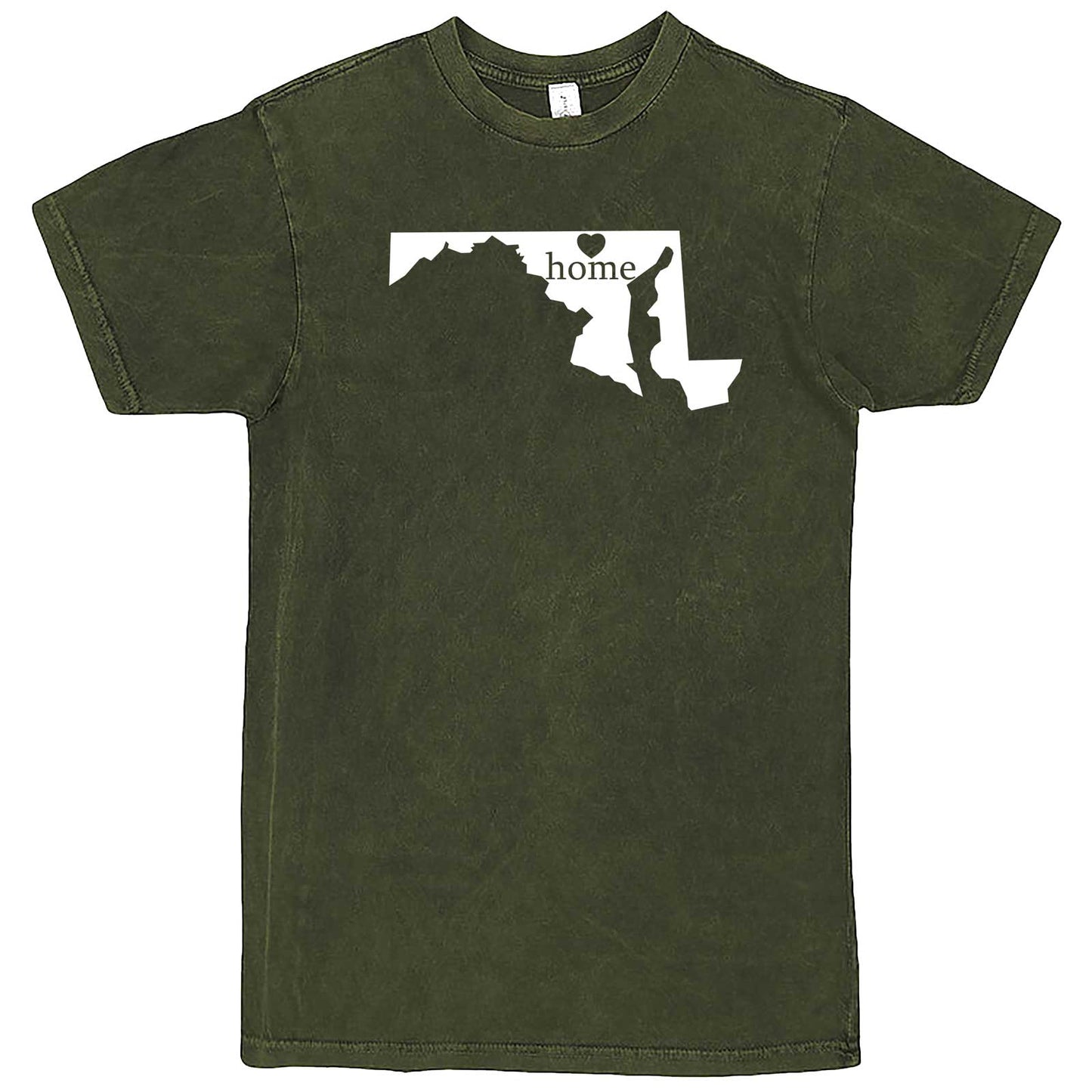  "Maryland Home State Pride" men's t-shirt Vintage Olive