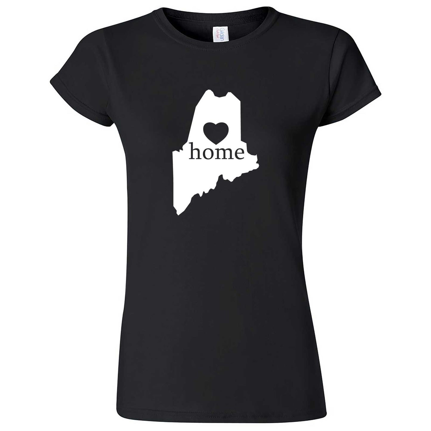  "Maine Home State Pride" women's t-shirt Black