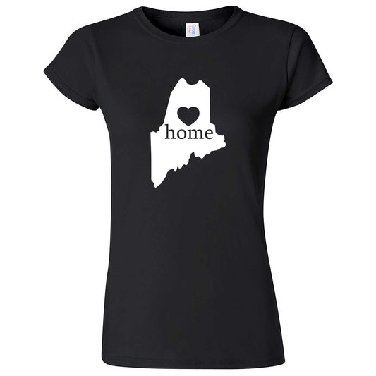  "Maine Home State Pride" women's t-shirt Black