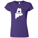  "Maine Home State Pride" women's t-shirt Purple