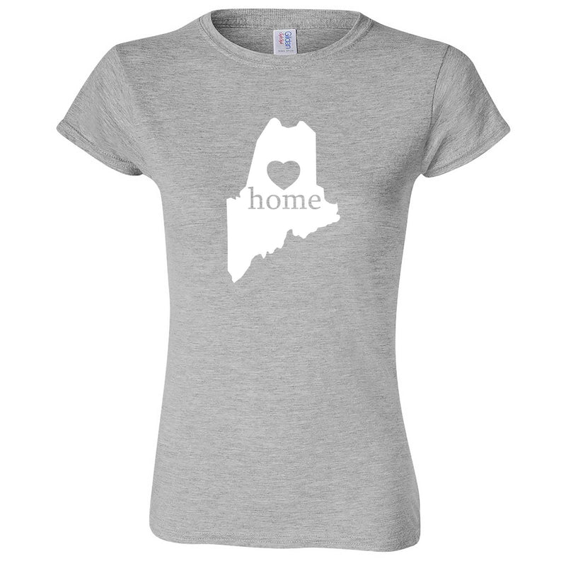  "Maine Home State Pride" women's t-shirt Sport Grey