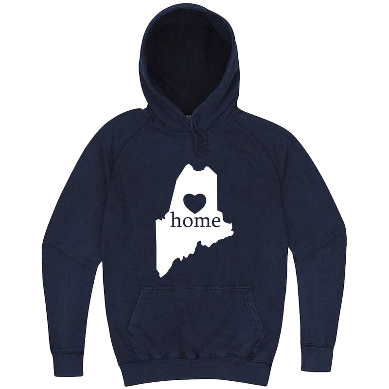  "Maine Home State Pride" hoodie, 3XL, Vintage Denim