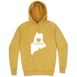  "Maine Home State Pride" hoodie, 3XL, Vintage Mustard