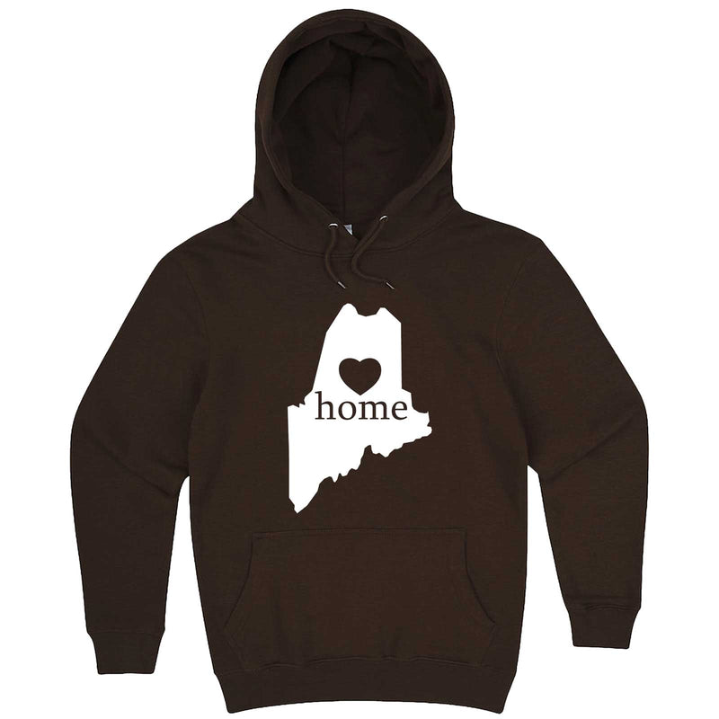  "Maine Home State Pride" hoodie, 3XL, Chestnut