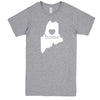  "Maine Home State Pride" men's t-shirt Heather-Grey