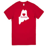  "Maine Home State Pride" men's t-shirt Red