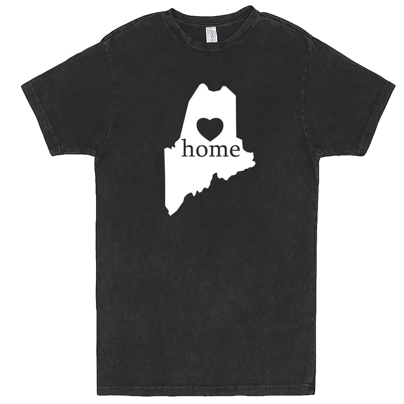  "Maine Home State Pride" men's t-shirt Vintage Black