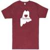  "Maine Home State Pride" men's t-shirt Vintage Brick