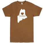  "Maine Home State Pride" men's t-shirt Vintage Camel