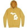  "Michigan Home State Pride" hoodie, 3XL, Vintage Mustard