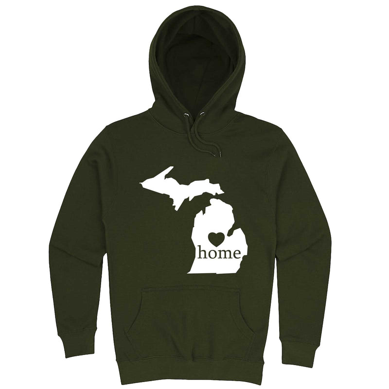  "Michigan Home State Pride" hoodie, 3XL, Army Green