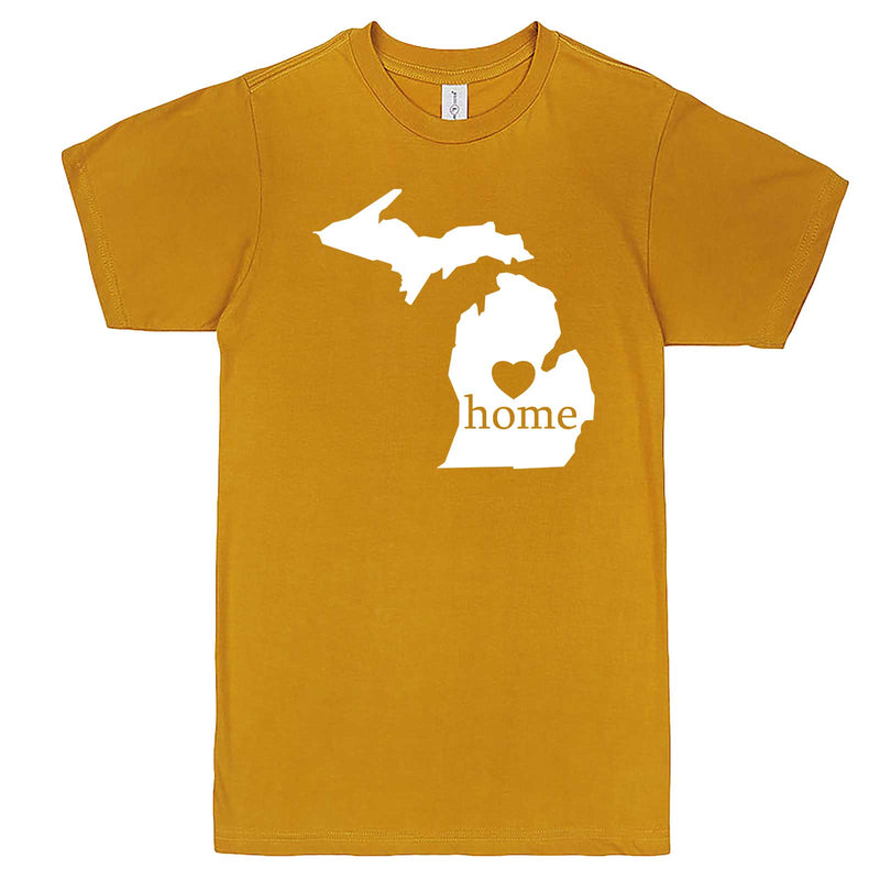  "Michigan Home State Pride" men's t-shirt Mustard