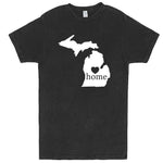  "Michigan Home State Pride" men's t-shirt Vintage Black
