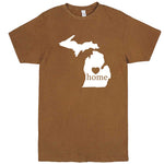  "Michigan Home State Pride" men's t-shirt Vintage Camel