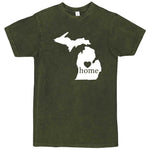 "Michigan Home State Pride" men's t-shirt Vintage Olive