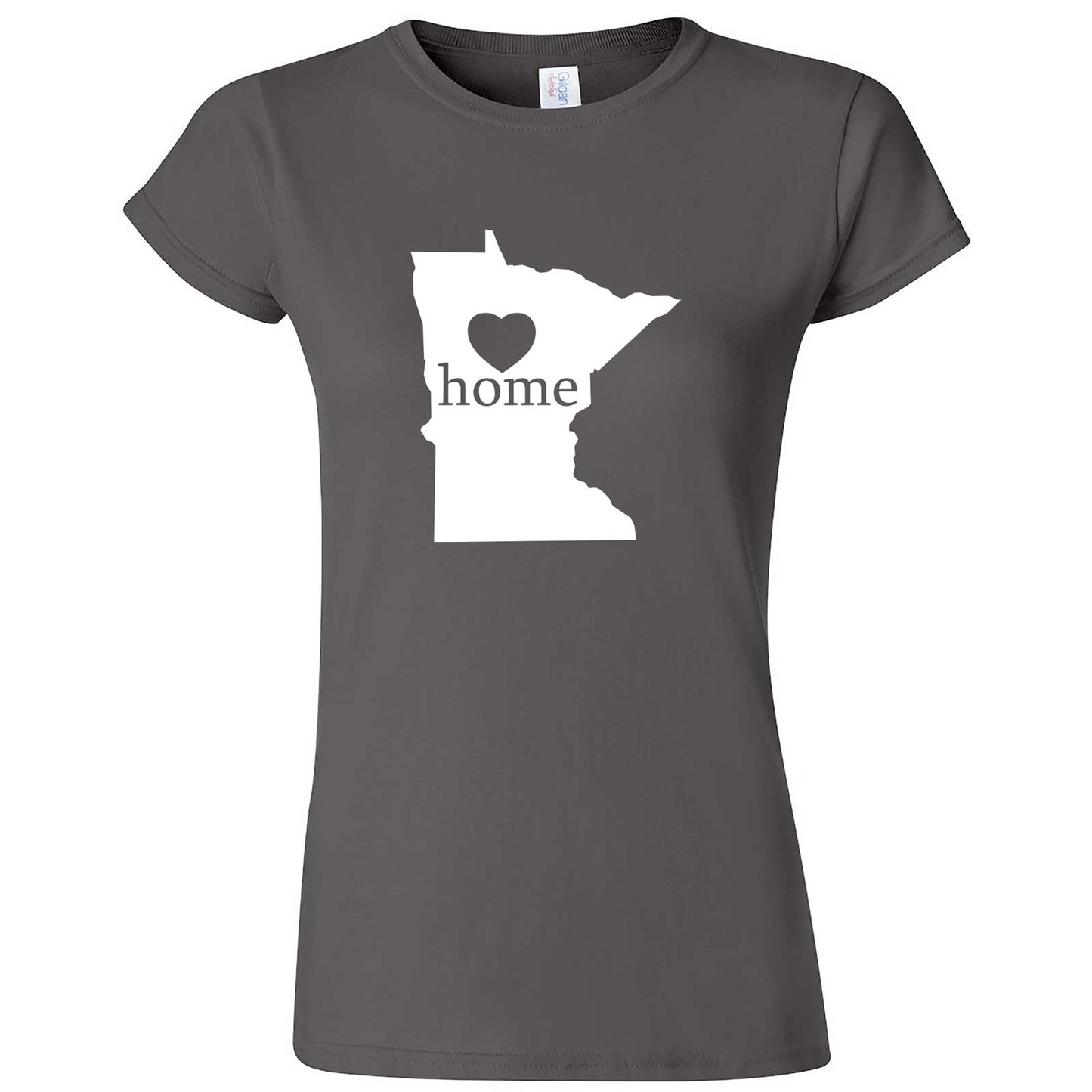  "Minnesota Home State Pride" women's t-shirt Charcoal