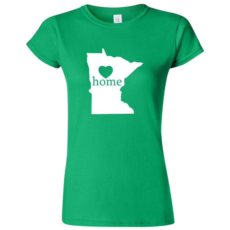  "Minnesota Home State Pride" women's t-shirt Irish Green