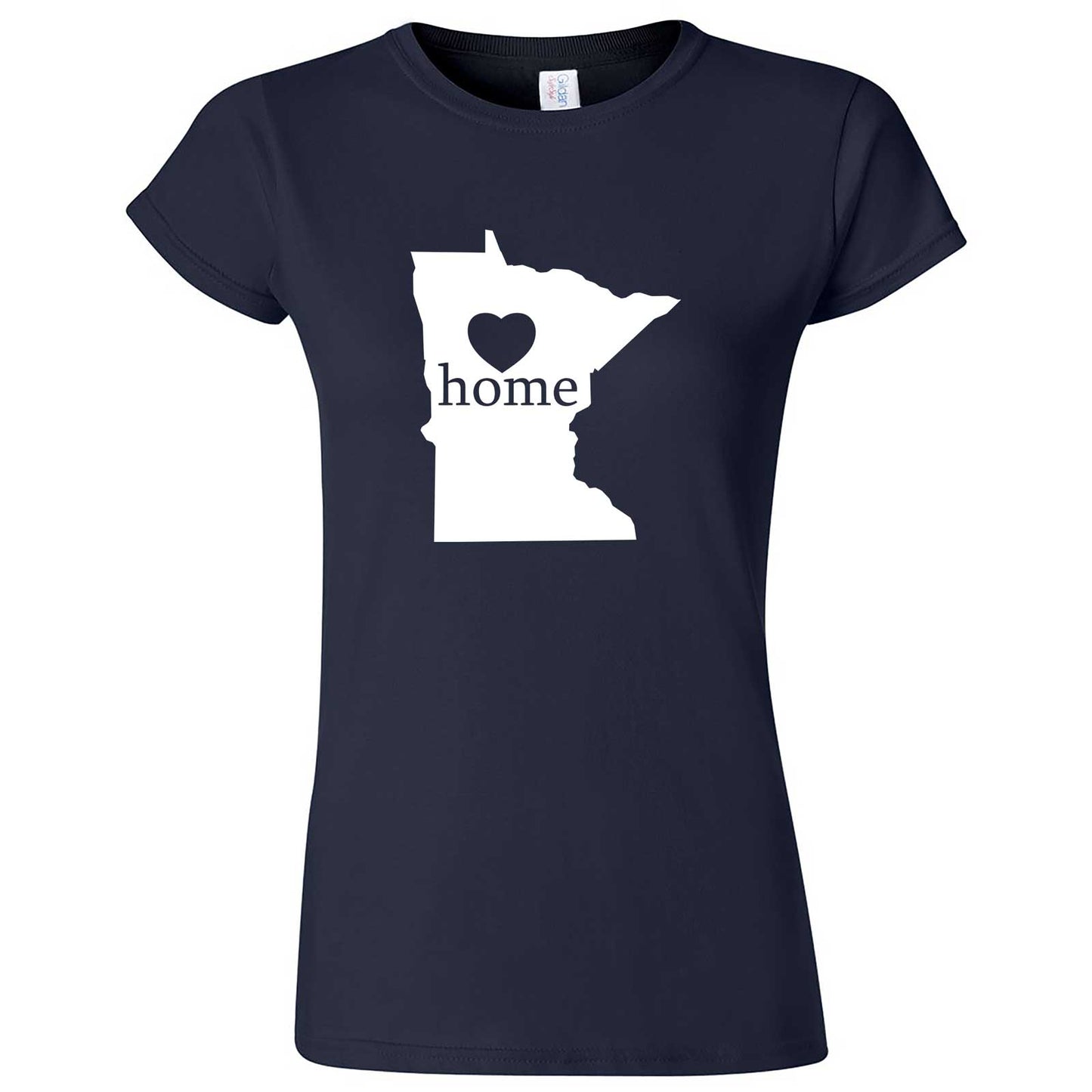  "Minnesota Home State Pride" women's t-shirt Navy Blue