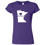 "Minnesota Home State Pride" women's t-shirt Purple