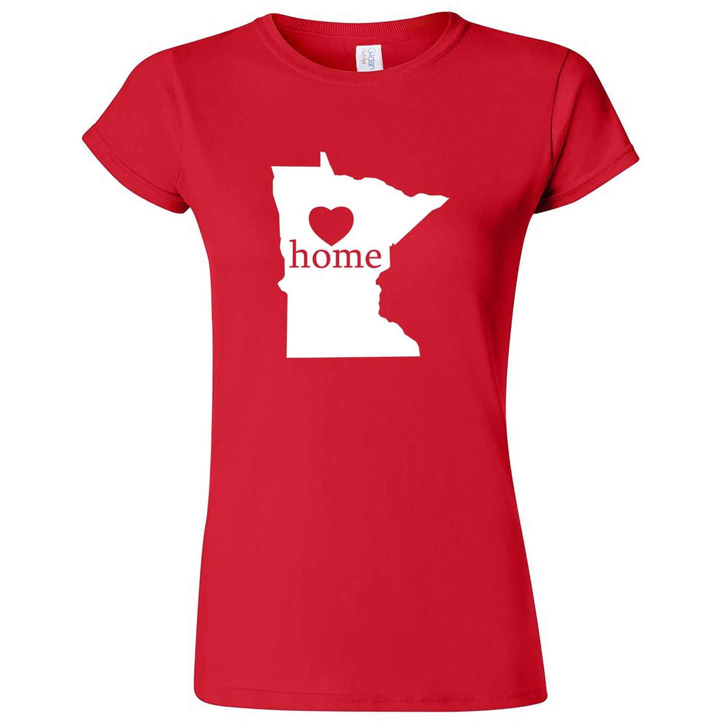  "Minnesota Home State Pride" women's t-shirt Red