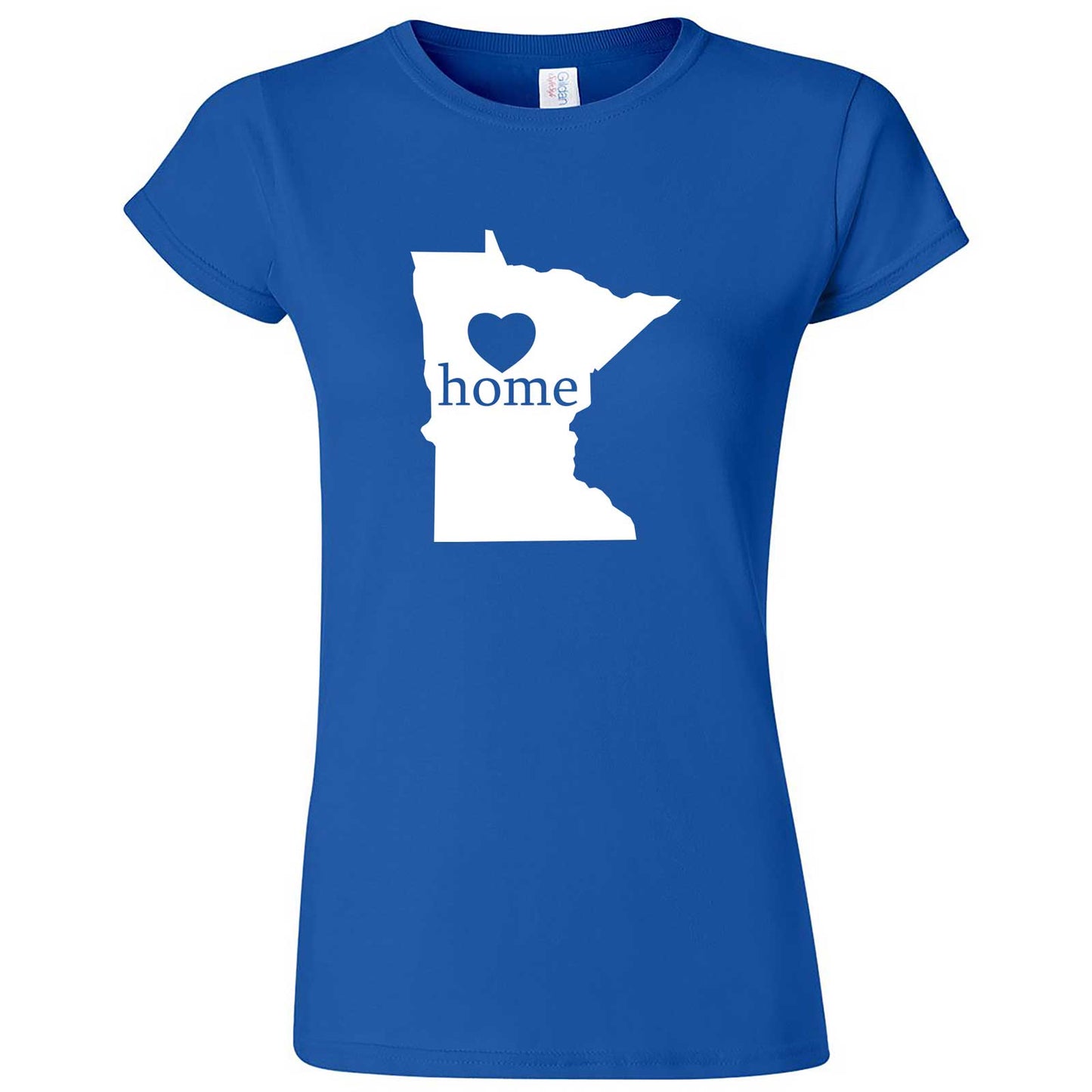  "Minnesota Home State Pride" women's t-shirt Royal Blue