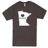  "Minnesota Home State Pride" men's t-shirt Charcoal