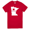  "Minnesota Home State Pride" men's t-shirt Red