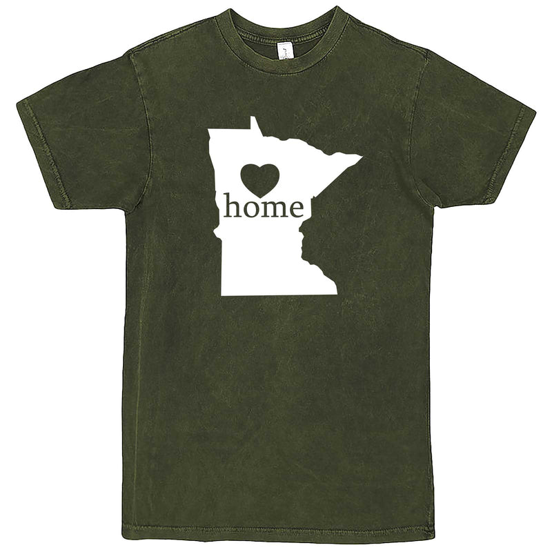  "Minnesota Home State Pride" men's t-shirt Vintage Olive