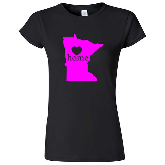  "Minnesota Home State Pride" women's t-shirt Black