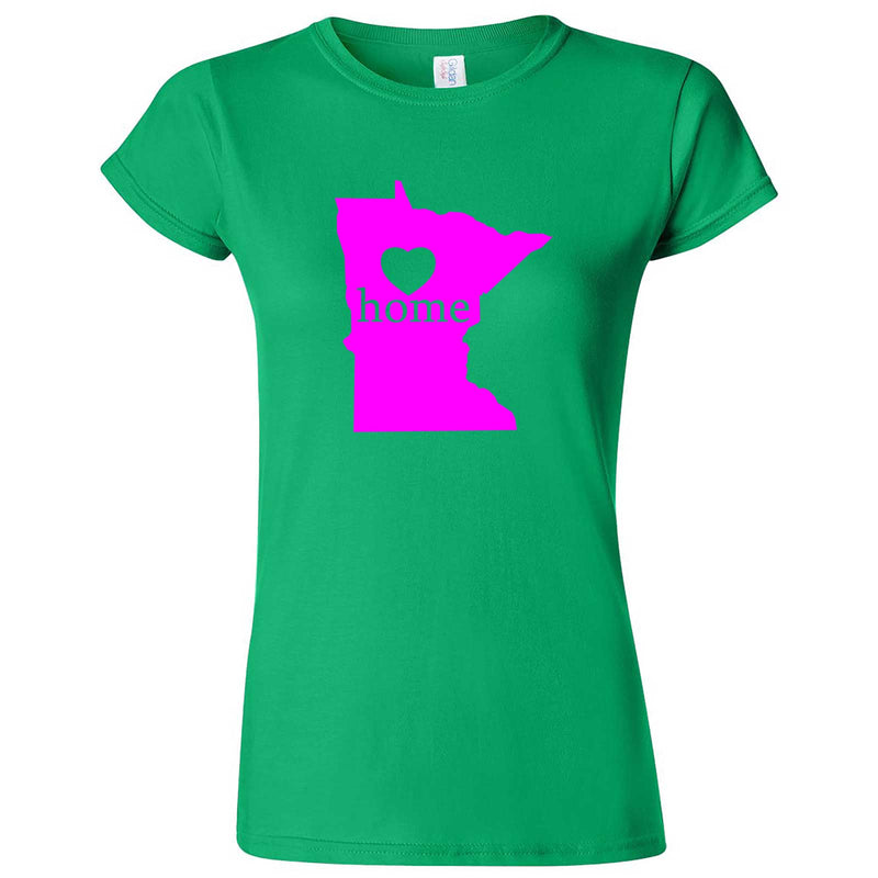  "Minnesota Home State Pride" women's t-shirt Irish Green