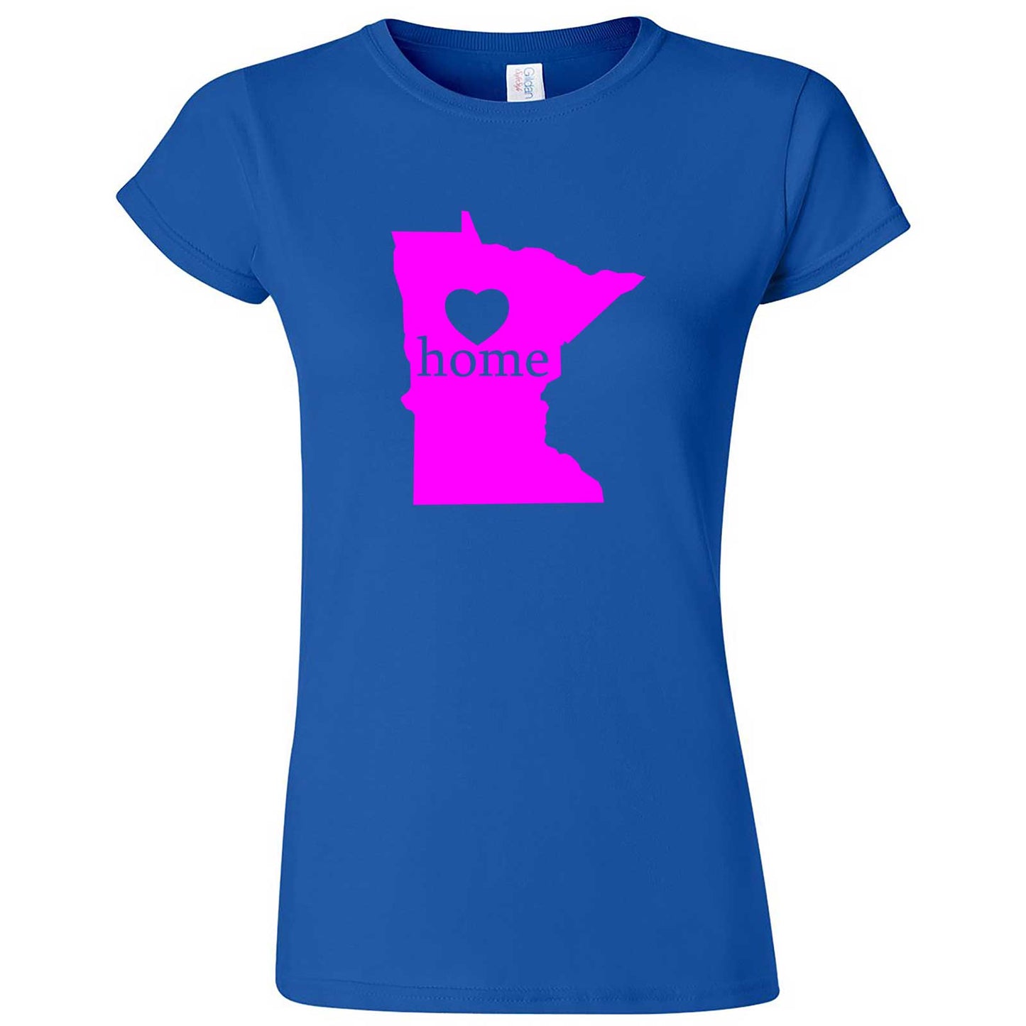  "Minnesota Home State Pride" women's t-shirt Royal Blue