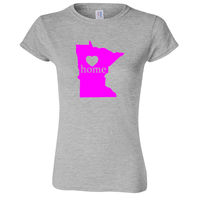  "Minnesota Home State Pride" women's t-shirt Sport Grey