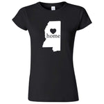  "Mississippi Home State Pride" women's t-shirt Black