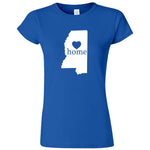  "Mississippi Home State Pride" women's t-shirt Royal Blue
